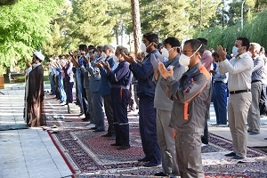 برگزاری نماز عید فطر در منطقه عملیاتی خانگیران