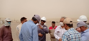 گزارش تصویری؛ بازدید سرپرست مدیریت تولید و مدیر مهندسی و ساختمان شرکت نفت مناطق مرکزی ایران از منطقه عملیاتی خانگیران